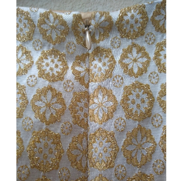 Vintage metallic medallion print skirt - Picture 8 of 8